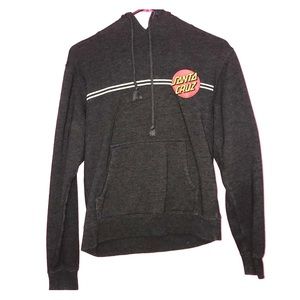 Grey Santa Cruz hoodie